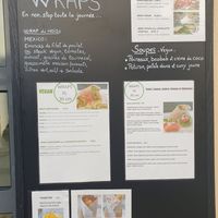 Menu at 100% Le Bar a Jus in Colmar