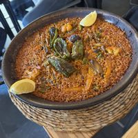 Paella vegans  at Gusto Ristobar in Sevilla