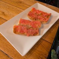 Pan Con Tomate at Gusto Ristobar in Sevilla