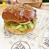 Vegan sandwich  at Raw Press in South West London