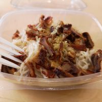 Carbonara Kelp Noodles at Raw Press in South West London