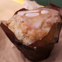 Lemon poppy muffin at Raw Press in South West London