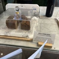 Nutella banana bread   at Raw Press in South West London