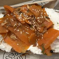 New Yorker toast  at Raw Press in South West London