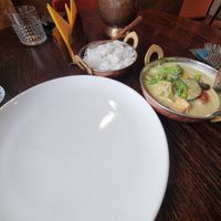 Thai green curry at Blue Lotus in Vilnius