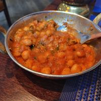 Chickpea curry at Blue Lotus in Vilnius