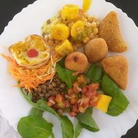 Coxinha de jaca, risole de milho, moqueca de banana e outras delícias at Nutri Vida in Brasilia