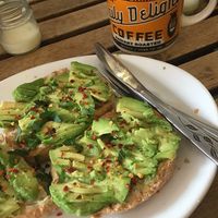 Avocado on toast  at The Greenhouse Deptford in South East London