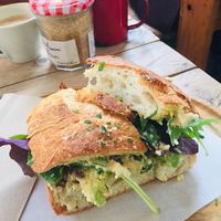 Vegan sandwich  at The Greenhouse Deptford in South East London