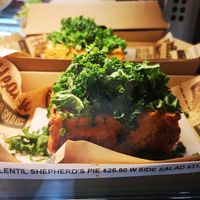 Lentil Shepherd's Pie at Health Nuts Shop & Cafe in Sydney