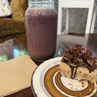 Heavy metal detox and raw pb dessert   at Health Nuts Shop & Cafe in Sydney