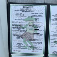 Breakfast options  at Cup of Soul Cafe in Elmsdale