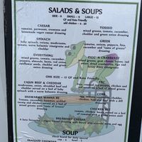 Most creamy veggie soups can be made vegan with coconut cream!  at Cup of Soul Cafe in Elmsdale