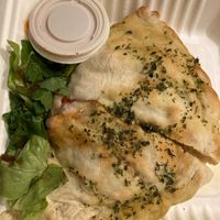 vegan calzone at Tandana in Quito