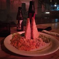 Excellent tri-coloured risotto! at Tandana in Quito