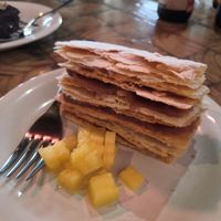 Millefeuille with coconut at Tandana in Quito