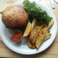 The burger  at Tandana in Quito