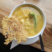 Locro de papa at Tandana in Quito