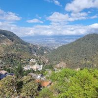 View from the restaurant at Tandana in Quito