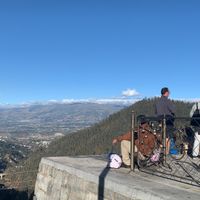 roof deck lookout type thing at Tandana in Quito