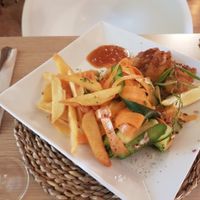 Soja Nuggets on Quinoa at Restaurant Quay in Mallorca