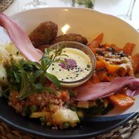 Falafel bowl  at Restaurant Quay in Mallorca