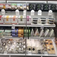 Vegan products at Good Rebel in Toronto