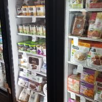 Vegan products - refrigerated at Good Rebel in Toronto