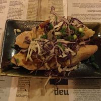 hummus pintxo at bARACA in Kampot