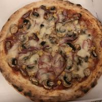 Funghi mit Mais und roten Zwiebeln (vegan) at Casa Tua in Bergkamen