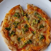 Glutenfreie vegane Pizza  at Casa Tua in Bergkamen