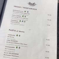 Some of the menu items at Bosek's Salt & Sugar in Wagrain