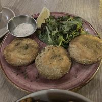 Crab cakes  at Firefly Tapas Kitchen & Bar in Las Vegas