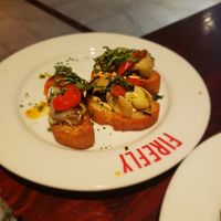 Artichoke toast at Firefly Tapas Kitchen & Bar in Las Vegas