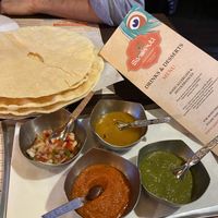 Poppadums at Sanskruti Restaurant in Liverpool