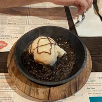 Sizzling  Brownie  at Sanskruti Restaurant in Liverpool