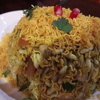 Bhel at Sanskruti Restaurant in Liverpool