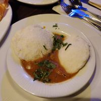 Idli in sambar at Sanskruti Restaurant in Liverpool