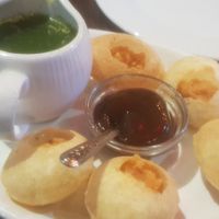 Pani Puri at Sanskruti Restaurant in Liverpool