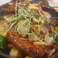 Babycorn Manchurian at Sanskruti Restaurant in Liverpool
