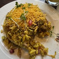 Chowpatty poori  at Sanskruti Restaurant in Liverpool