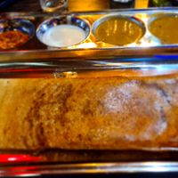Mushroom dosa at Sanskruti Restaurant in Liverpool