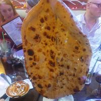 Big naan - 7.5/10 - cool présentation but Just a good naan at Sanskruti Restaurant in Liverpool