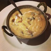 Mushroom Korma at Sanskruti Restaurant in Liverpool