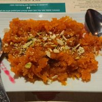 Halwa dessert at Sanskruti Restaurant in Liverpool