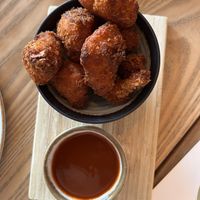 Cauliflower ‘wings’, yum  at BROEI in Utrecht