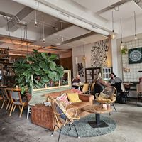Nice indoor vibe at BROEI in Utrecht