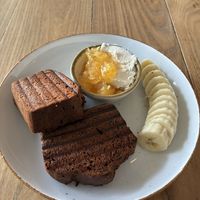 Banana bread with ginger chutney: tasty  at BROEI in Utrecht