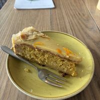 Orange/almond pie: decent, but a bit bitter at BROEI in Utrecht