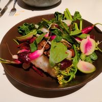 The Aubergine bowl with sticky rice, stem broccoli and plums. at BROEI in Utrecht